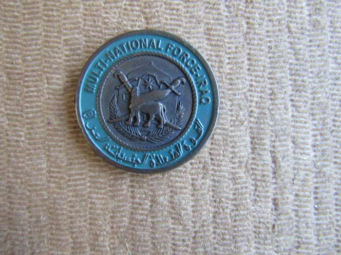 US Army Multi National Iraq force Challenge Coin (X)