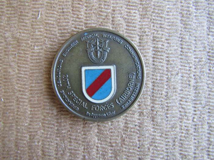 20th Special Forces (Airborne) Challenge Coin (A14)
