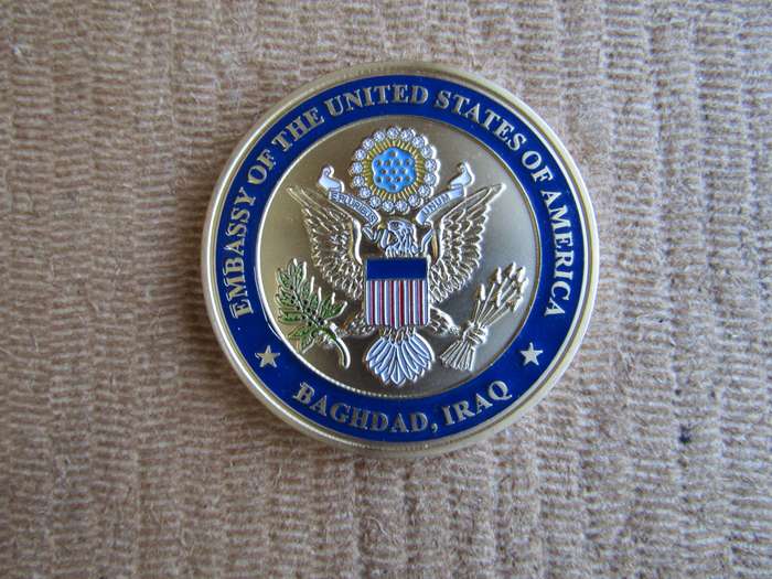 Embassy of the United States  Challenge Coin (A18) Big