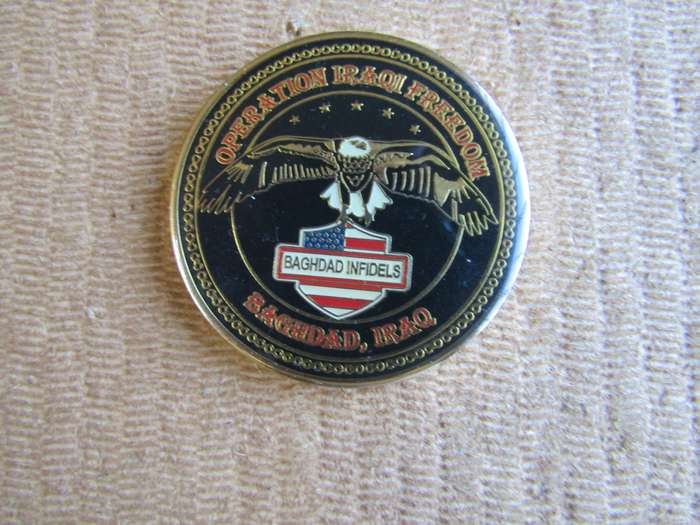 Baghdad Infidels Challenge Coin (A20)