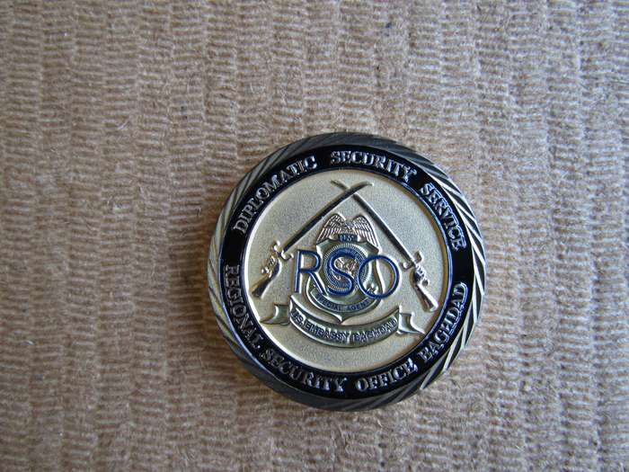 US Diplomatic Security Services Challenge Coin (A22)