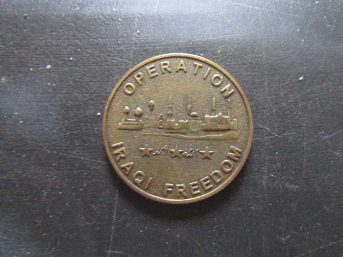 You send me to Iraq  Challenge Coin (A50)