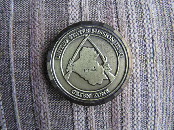 International Zone Fire Department Challenge Coin (A61)
