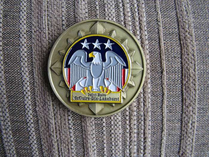 Joint Base McGuire Dix Lakehurst Challenge Coin (A77)