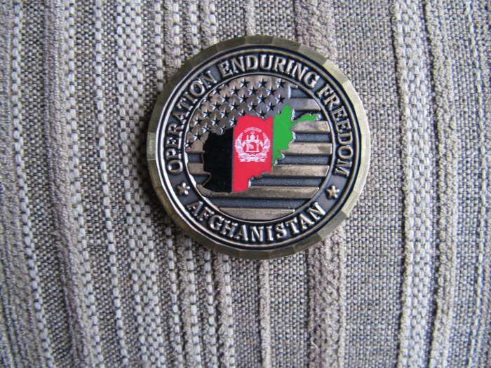 OEF Veterans Challenge Coin (A88)