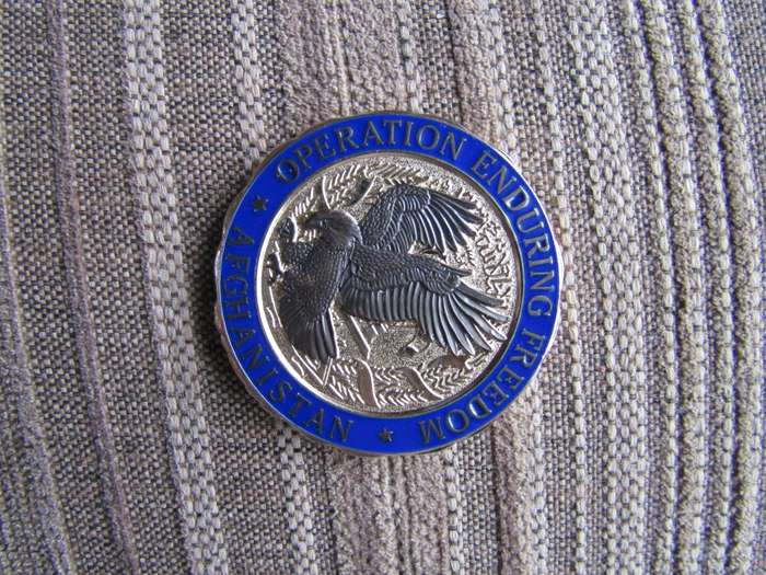 OEF Operation Enduring Freedom Challenge Coin (A95)