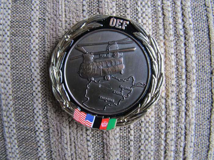 OEF Operation Enduring Freedom Challenge Coin (A95)