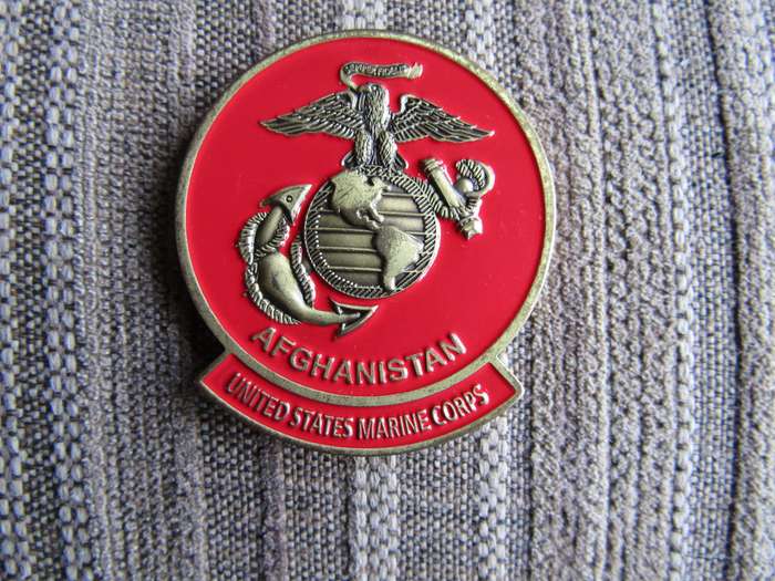 US Marine Corps Afghanistan Challenge Coin (A97)