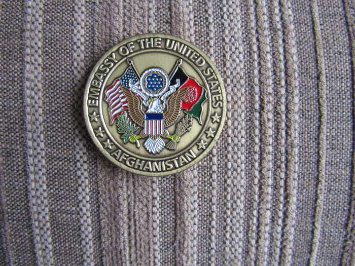 Embassy Of The United States Afghanistan Challenge Coin (A99)