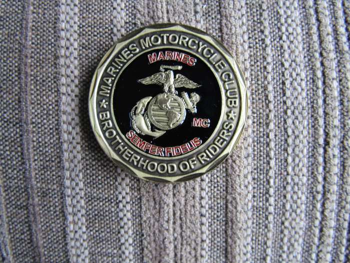 Marine Motorcycle Club Challenge Coin (B5)