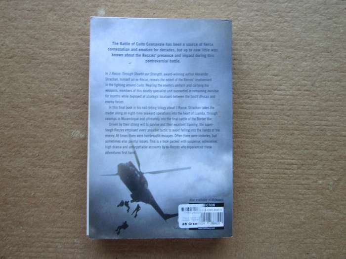 1 Recce Through Stealth our Strength Vol 3  By Alexander Strachan. Binding Issues