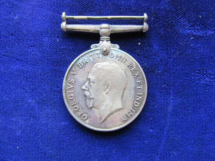 WW1 British War Medal to PTE FJ Greeff 10th SAH