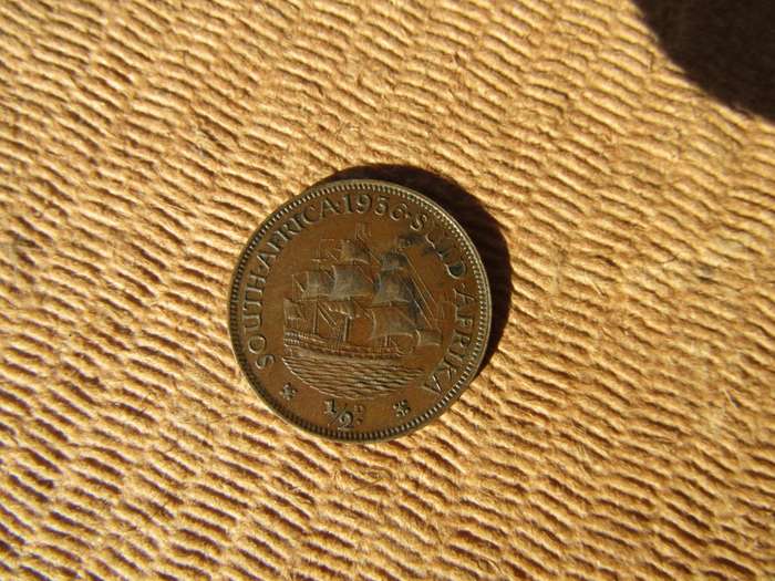 1936 Suid Africa Half Penny Mintage: 406 652