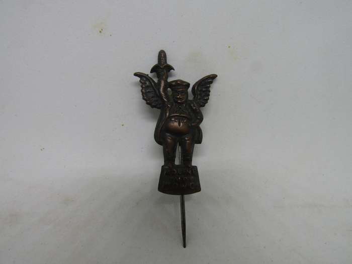 1900 Antique Moline Plow Company Flying Dutchman Corn Advertising  Stick Pin