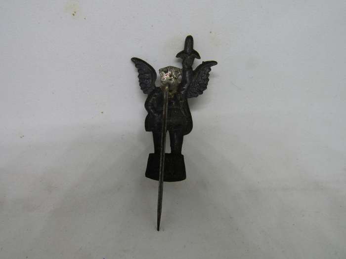 1900 Antique Moline Plow Company Flying Dutchman Corn Advertising  Stick Pin