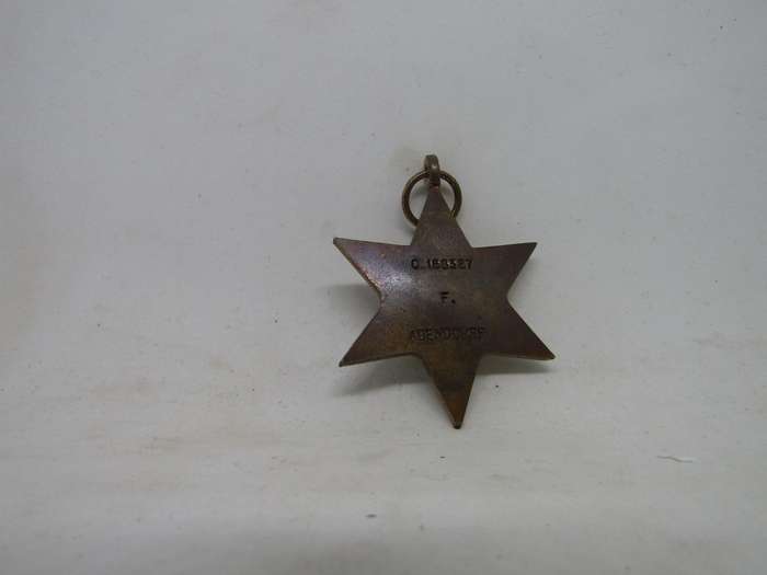 WW 2  African Star Medal to F Adendorff (C)