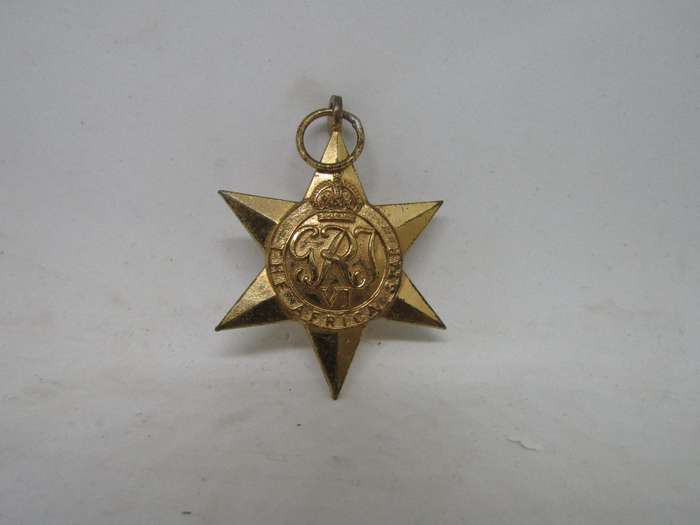 WW 2  African Star Medal to J Miller (N2)