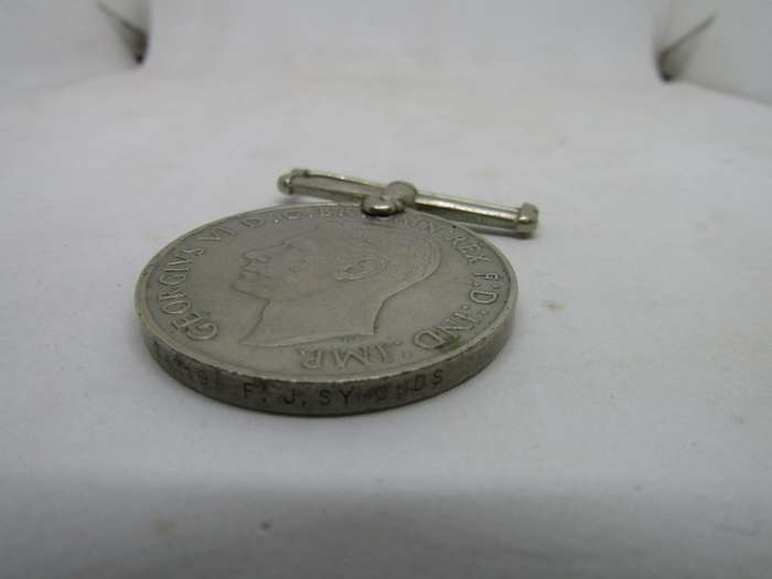 WW2 Defence Medal to  FJ Symmonds