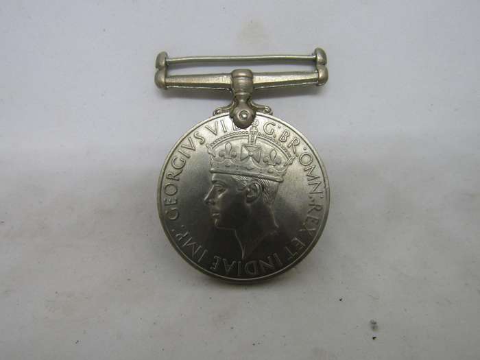 WW2 1939 to 1945 Medal to JF Tuohy