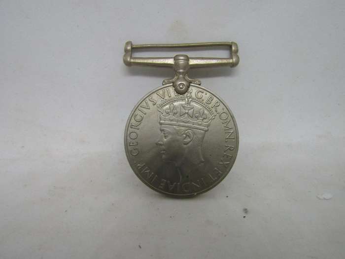 WW2 1939 to 1945 Medal to FJH Wiid