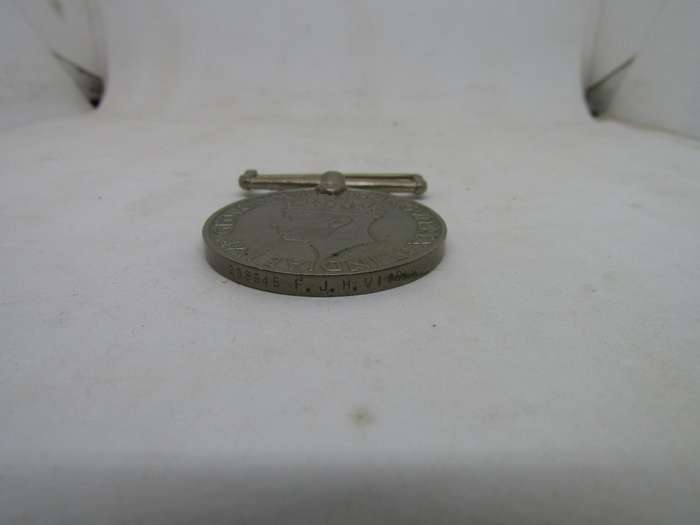 WW2 1939 to 1945 Medal to FJH Wiid