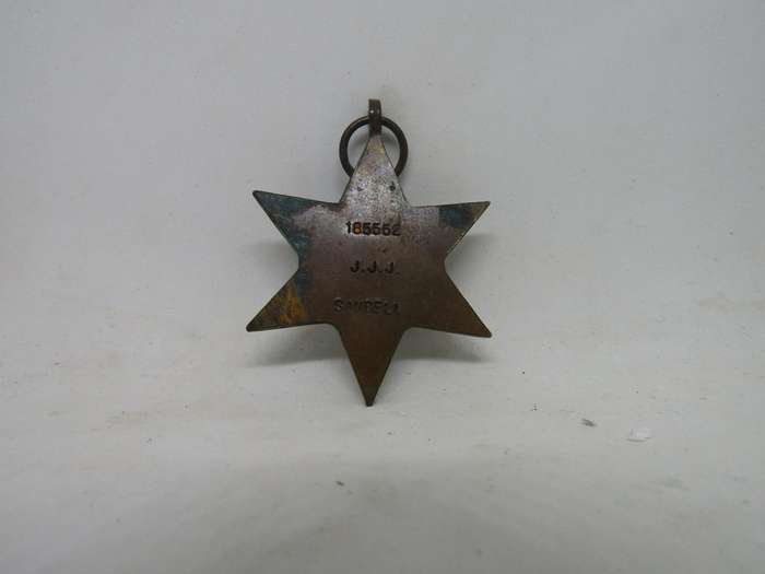 WW2 1939 to 1945 Star to  JJJ Sandell