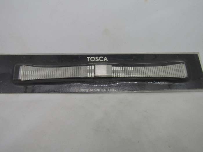 New Old Stock Tosca Women's watch Bracelet 1.cm across. 1.5cm at pin