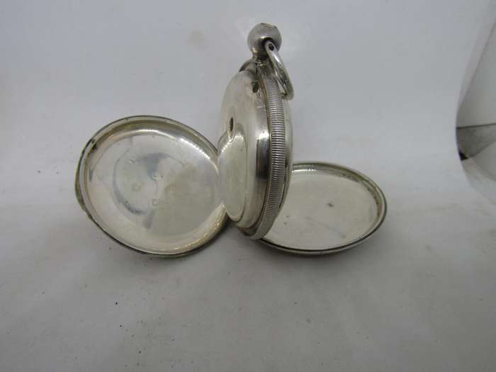 .925 Sterling Pocket watch casing no movement over 55gr (5cm diameter) with Glass