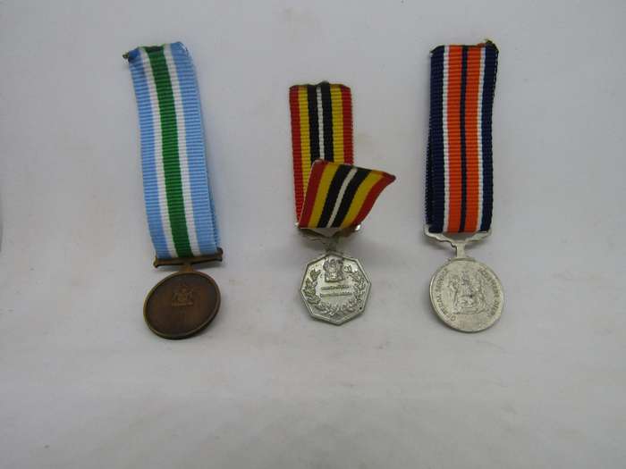 SADF SAM Unitas and General Service Miniature Medal (Blank)