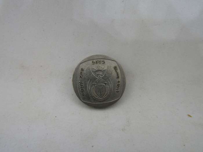 2001 World Summit One Rand coins.