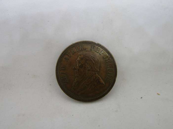 1892 ZAR Key Date Penny. Ef+ condition