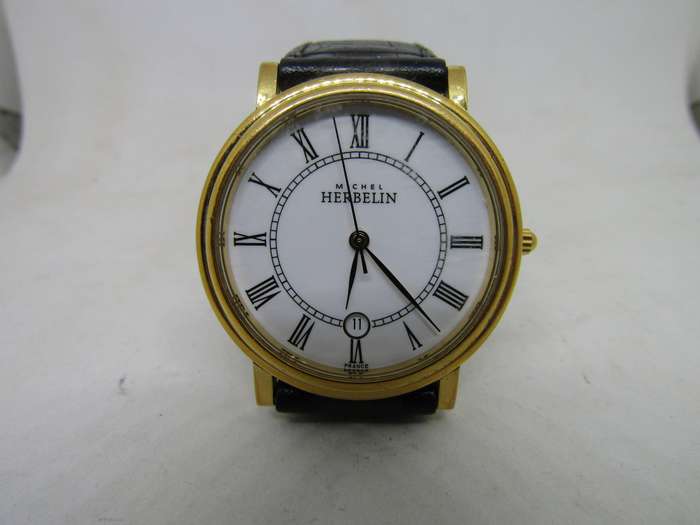 Original Michel Herbelin Men's Wrist Watch. Works