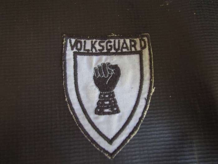 Suspected WW2 German Volksguard Cloth Flash