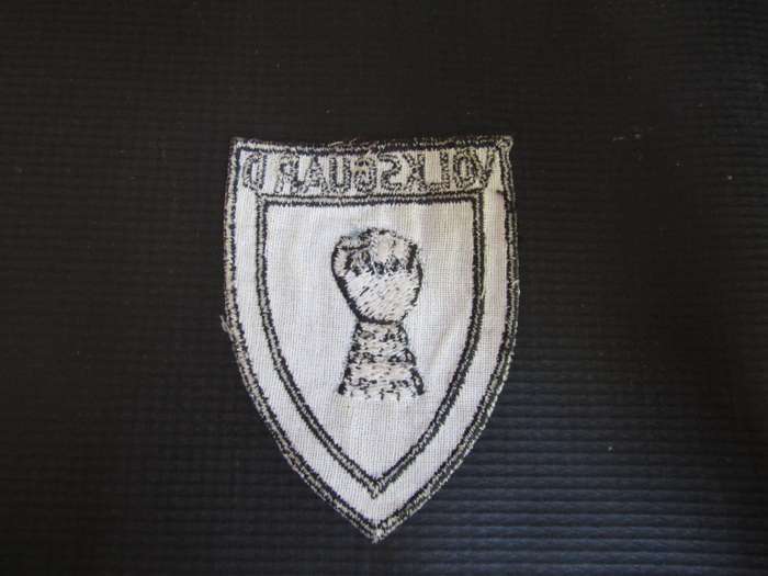 Suspected WW2 German Volksguard Cloth Flash