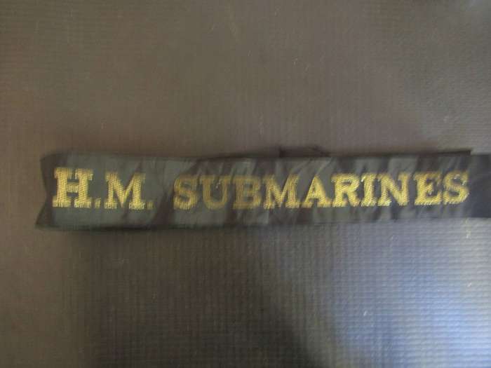UK His Majesty WW2 Submarines Cap Tally