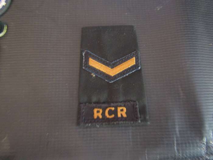 Royal Canadian Regiment Rank