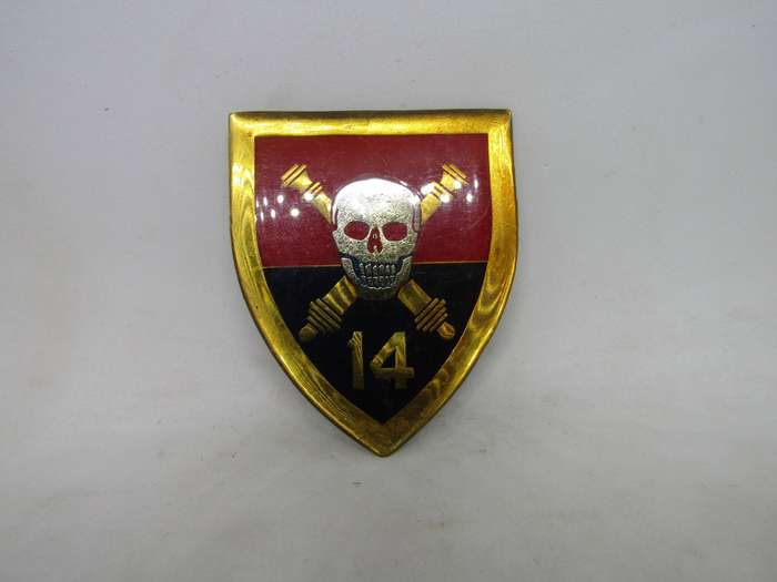 SADF 14th Field Artillery's Regiment flash. 2 Pins intact