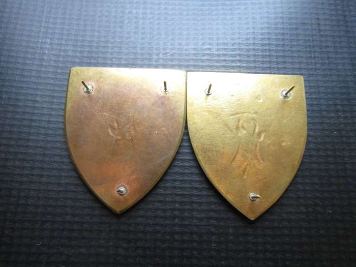 SADF Pair of North West Command Shoulder flash.  Pins intact