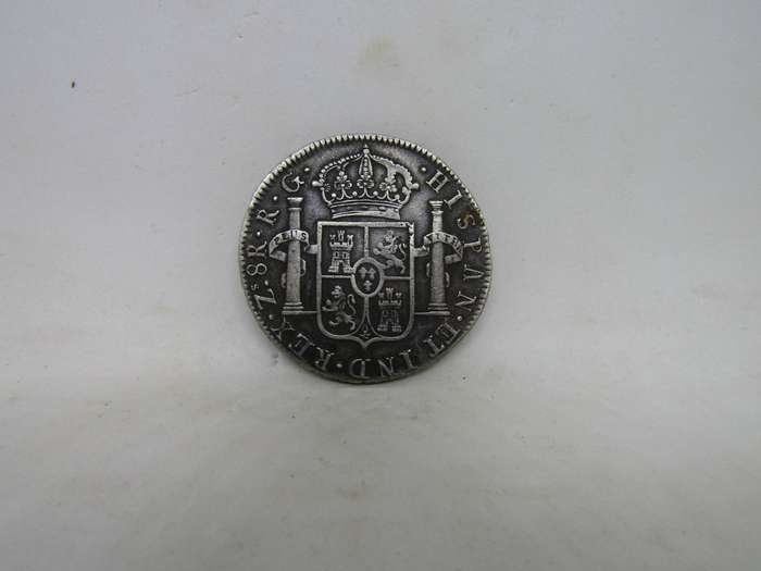 Rare 1821 Spanish 8 Reals Shipwreck Coin