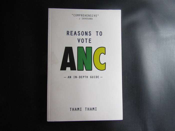 Reasons to Vote for the ANC Book. Funny its blank