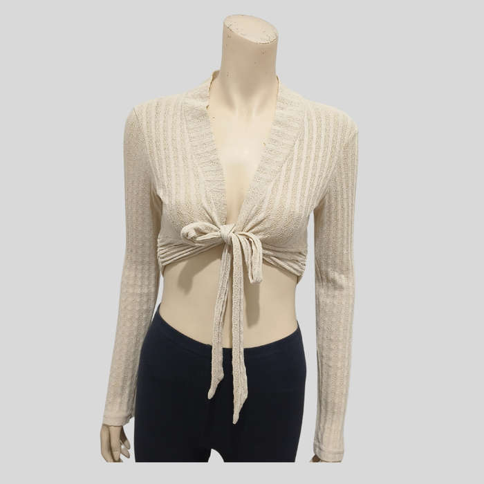 Cream Cardigan/Wrap size 12