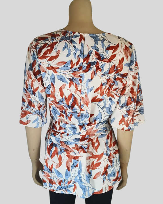 White, Red and Blue Top size 10