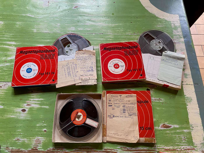 Vintage BASF Magnetic Recording Tape Collection + Ferrodynamics + Telefunken (10x collection)