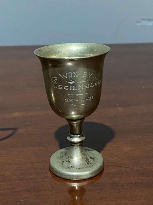 Vintage English Silver Plated Engraved Trophy Cup Collection