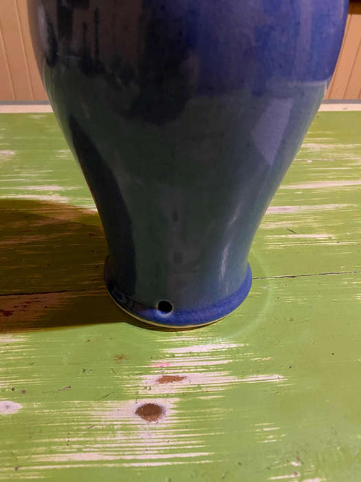 Blue Crackle Glaze Lamp Base