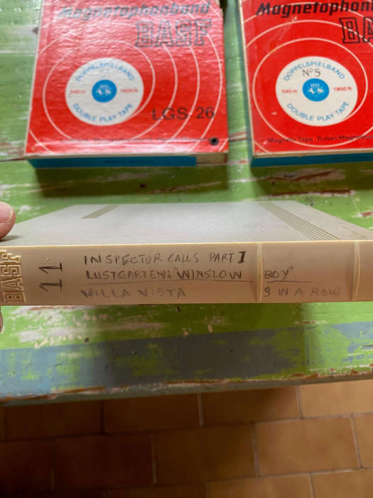 Vintage BASF Magnetic Recording Tape Collection + Ferrodynamics + Telefunken (10x collection)