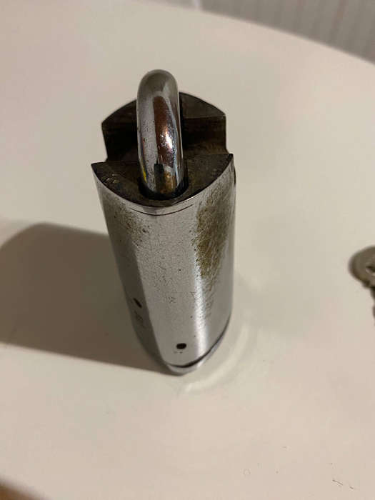 Vintage Padlock Miracle Lock Corp Ingersoll Impregnable Lock w/ Key Rare