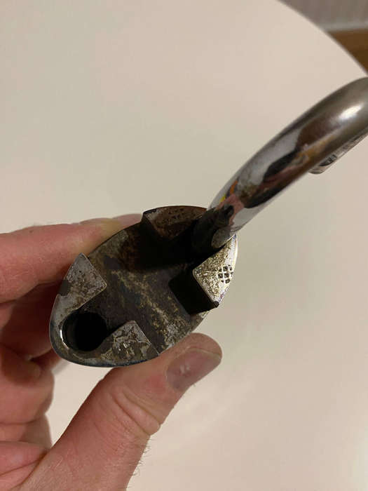 Vintage Padlock Miracle Lock Corp Ingersoll Impregnable Lock w/ Key Rare