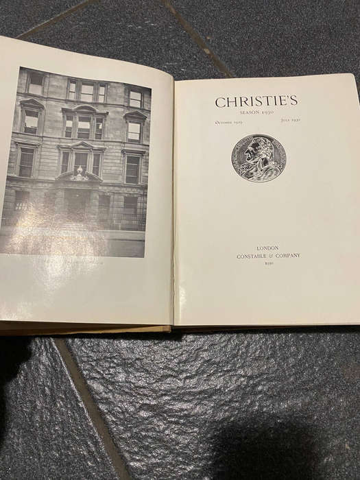 CHRISTIE'S SEASON 1930 (October 1929 July 1930)