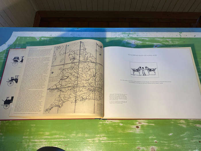 Art Book ANTHONY BURGESS 1966 "Coaches of England 1750-1850" First Edition Oversized